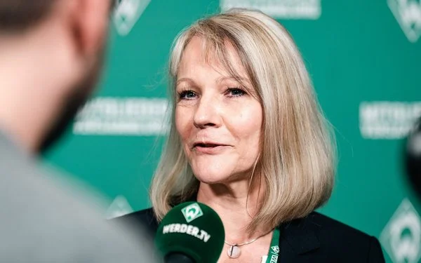 Claudia Lasch ist Vizepräsidentin von Werder Bremen.