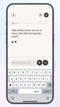 Ally-App: Chat-Ansicht