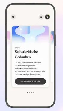 Ally-App: Ansicht der Startseite