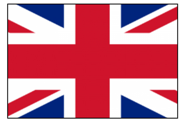 The picture shows the English flag.
