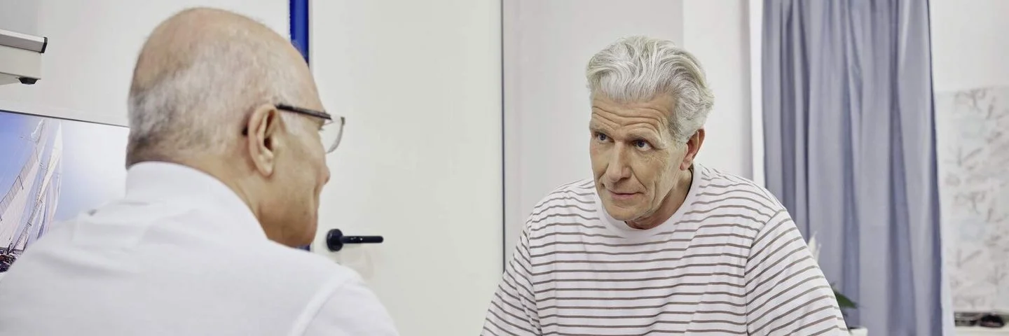 Arzt und Patient im Beratungsgespräch