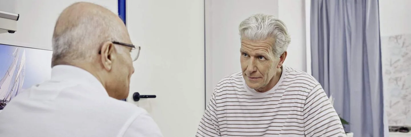 Arzt und Patient im Beratungsgespräch