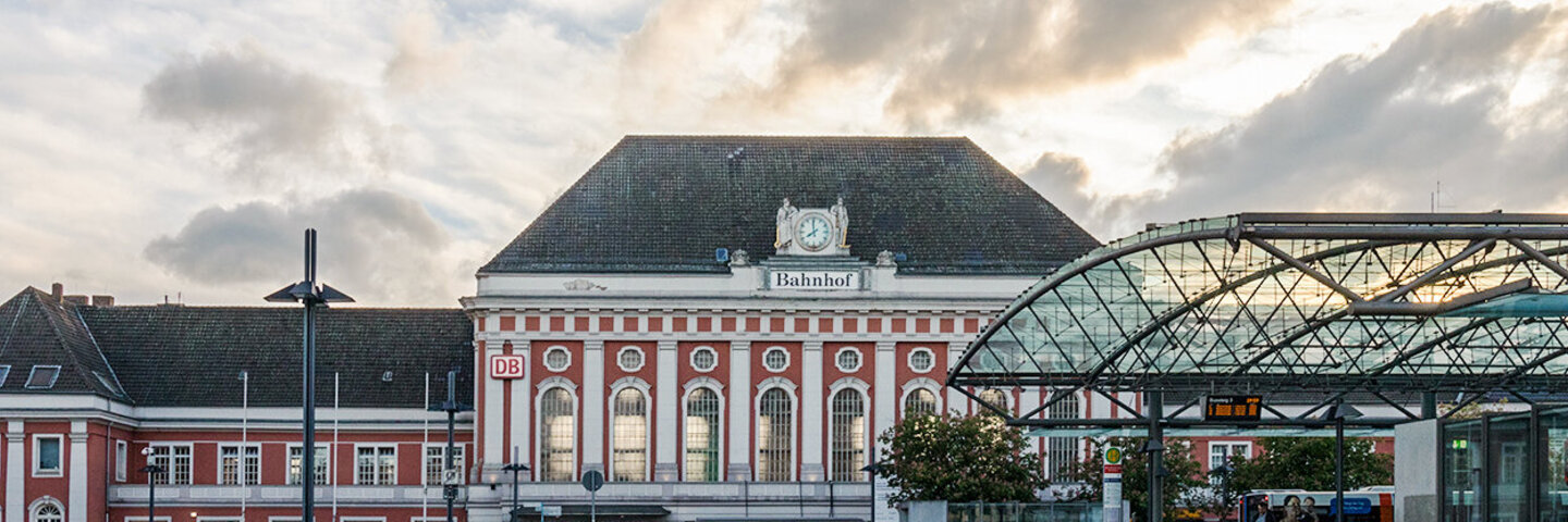 Bahnhof in Hamm, Deutschland