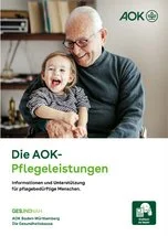 Titelseite der Broschüre AOK-Pflegeleistungen