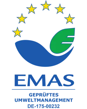 Siegel für geprüftes Umweltmanagement der EMAS