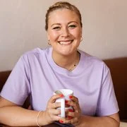 Die Podcast Moderatorin Pia Kabitzsch.