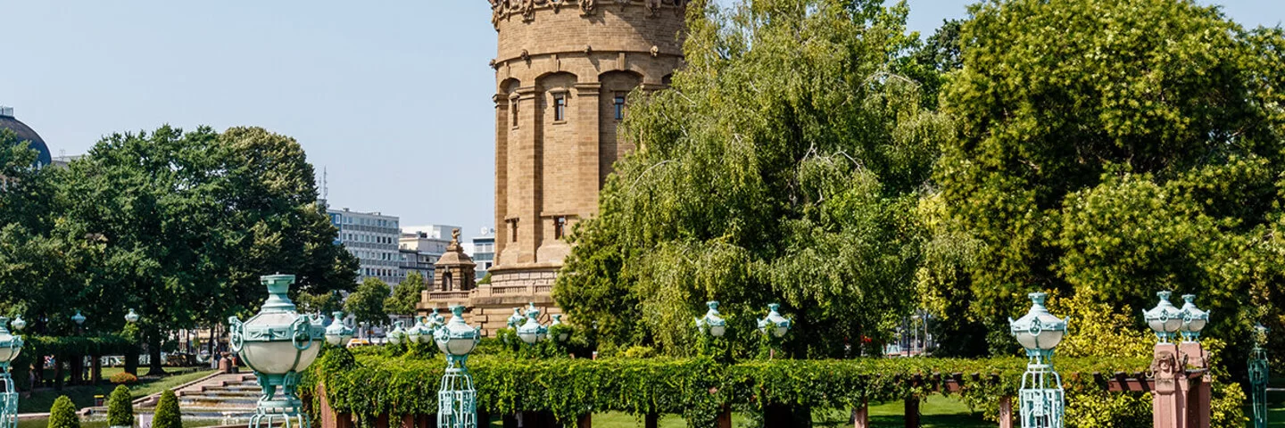 Water tower Mannheim, Baden-Württemberg, Germany