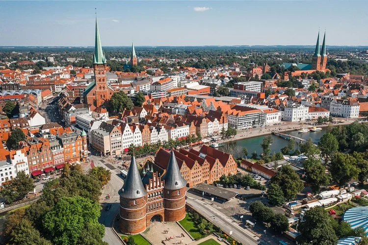 Stadtbild von Lübeck