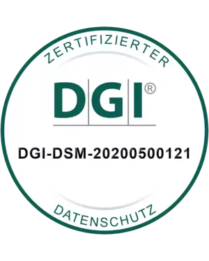 DGI-Siegel Datenschutz Zertifizierung AOK PLUS.