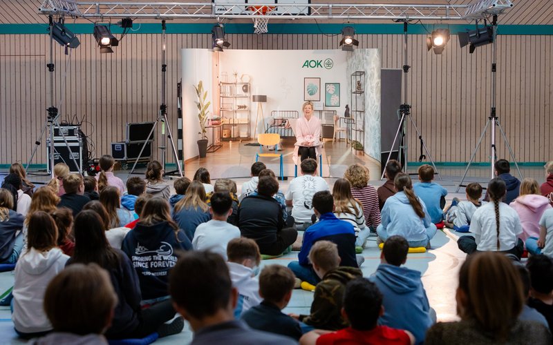 Aufführung des Präventionstheaters "Püppchen" zum Thema Essstörungen und Gesundheitsförderung