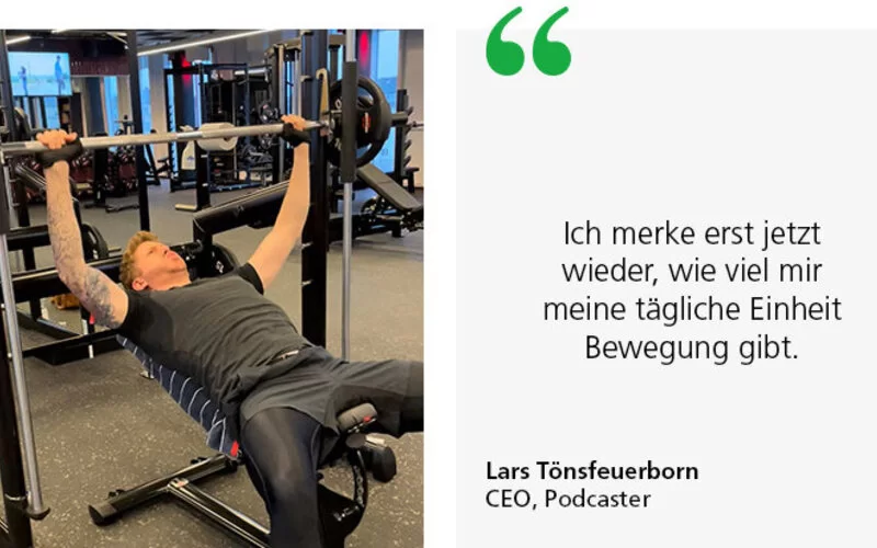 Sport hilft Lars Tönsfeuerborn dabei, seine psychische Gesundheit im Alltag zu pflegen.