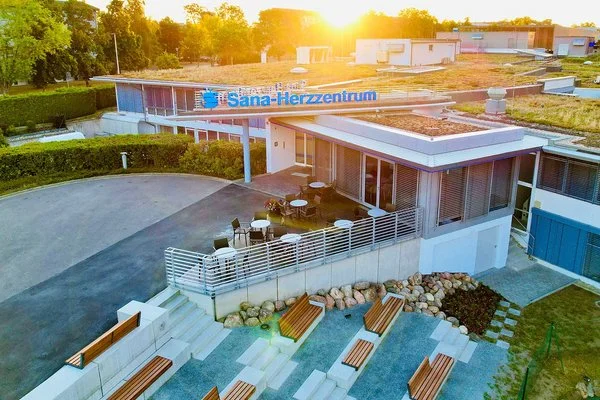 Das Gebäude des Sana-Herzzentrums Cottbus GmbH