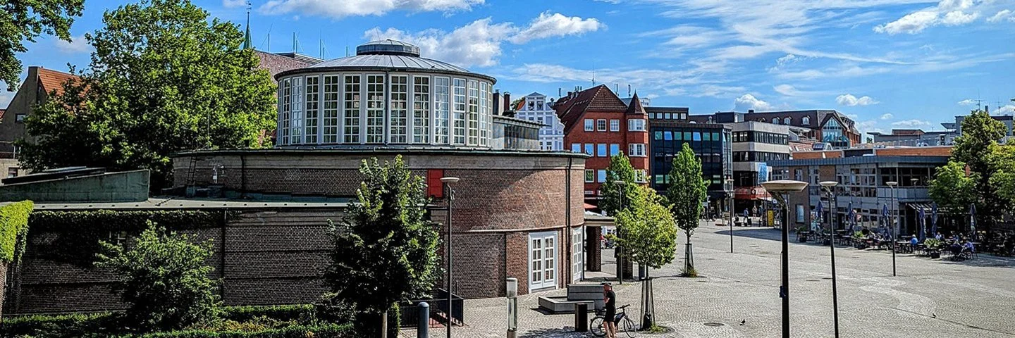Die Markthalle in Delmenhorster Innenstadt in Niedersachsen.