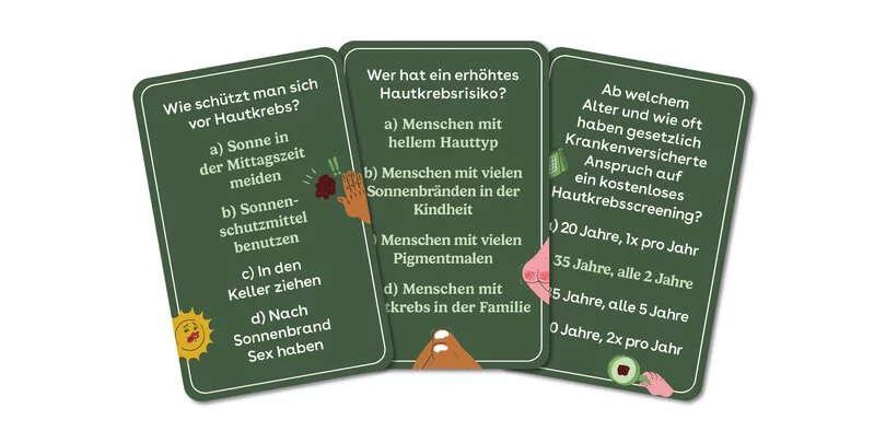 3 beispielhafte Wissenkarten