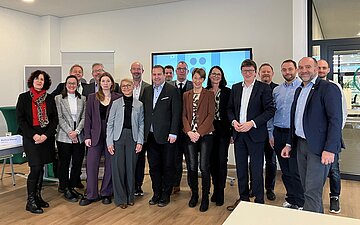 Gruppenbild von Teilnehmern der Landespr&auml;ventionskonferenz Saarland
