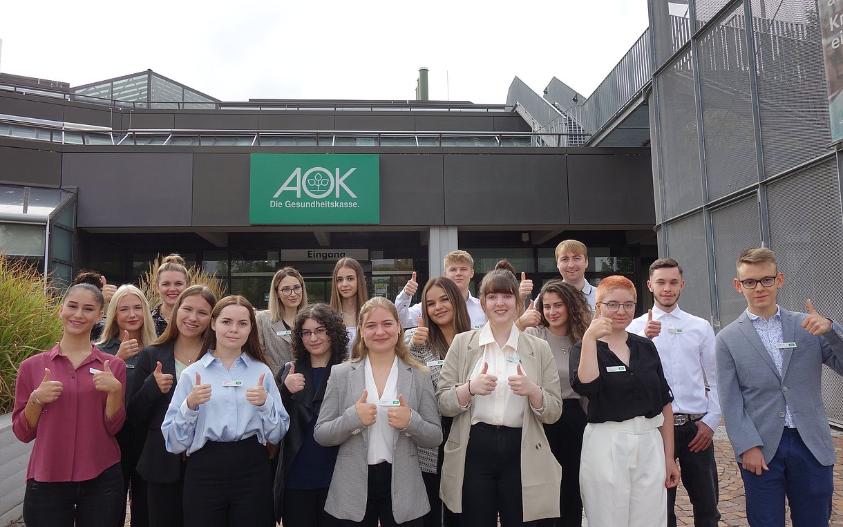 AOK LudwigsburgRemsMurr Azubis starten ins Berufsleben Presse AOK BadenWürttemberg