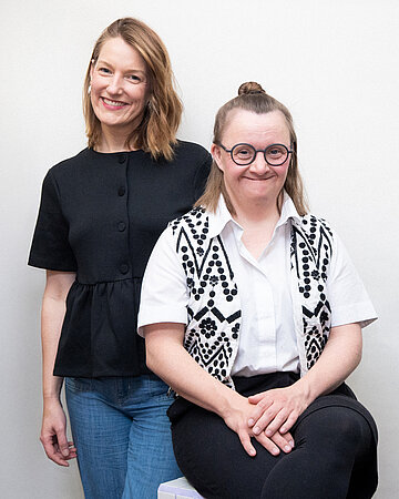 Foto: Portr&auml;t von Sabine und Marina Lewandowski, Gr&uuml;nderinnen des Vereins Lass mal wir sein&ldquo;