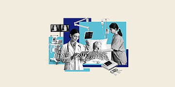 Scrollytelling Krankenhausreform Illustration für das Scrollytelling zur Krankenhausreform