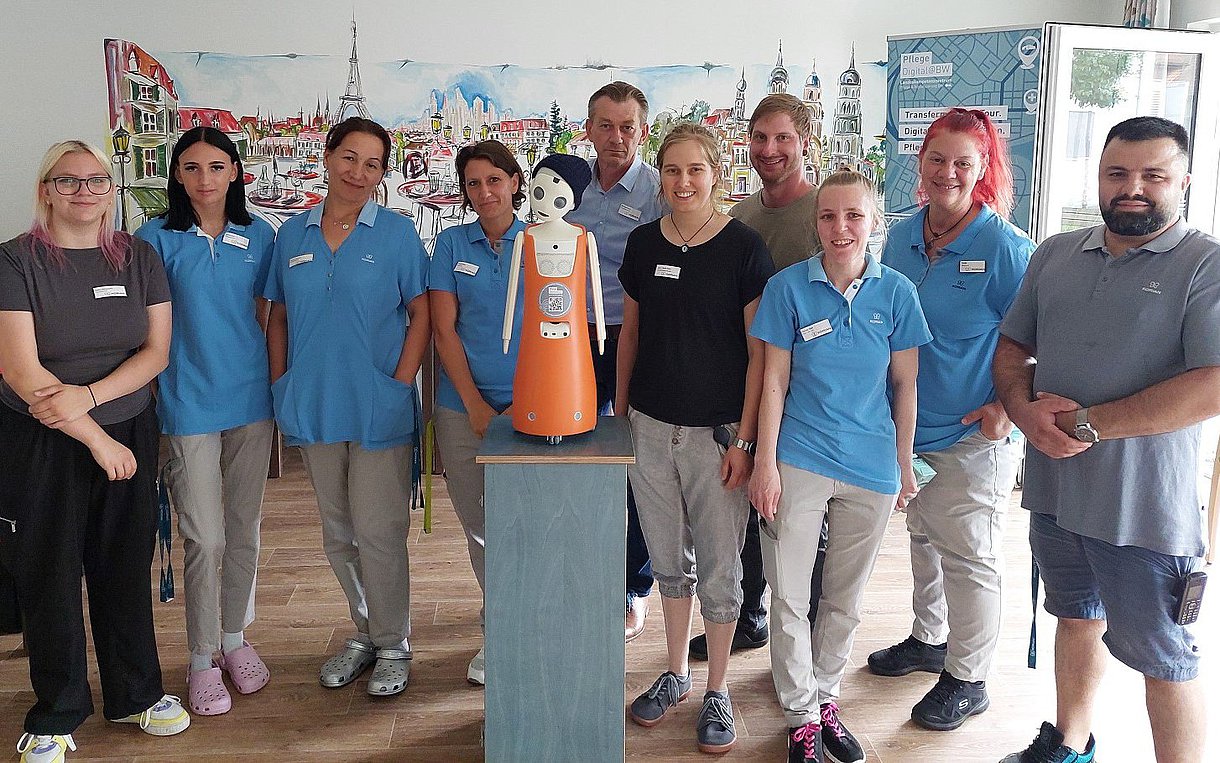 Gruppenbild zum Gesundheitstag im Haus Münzehof