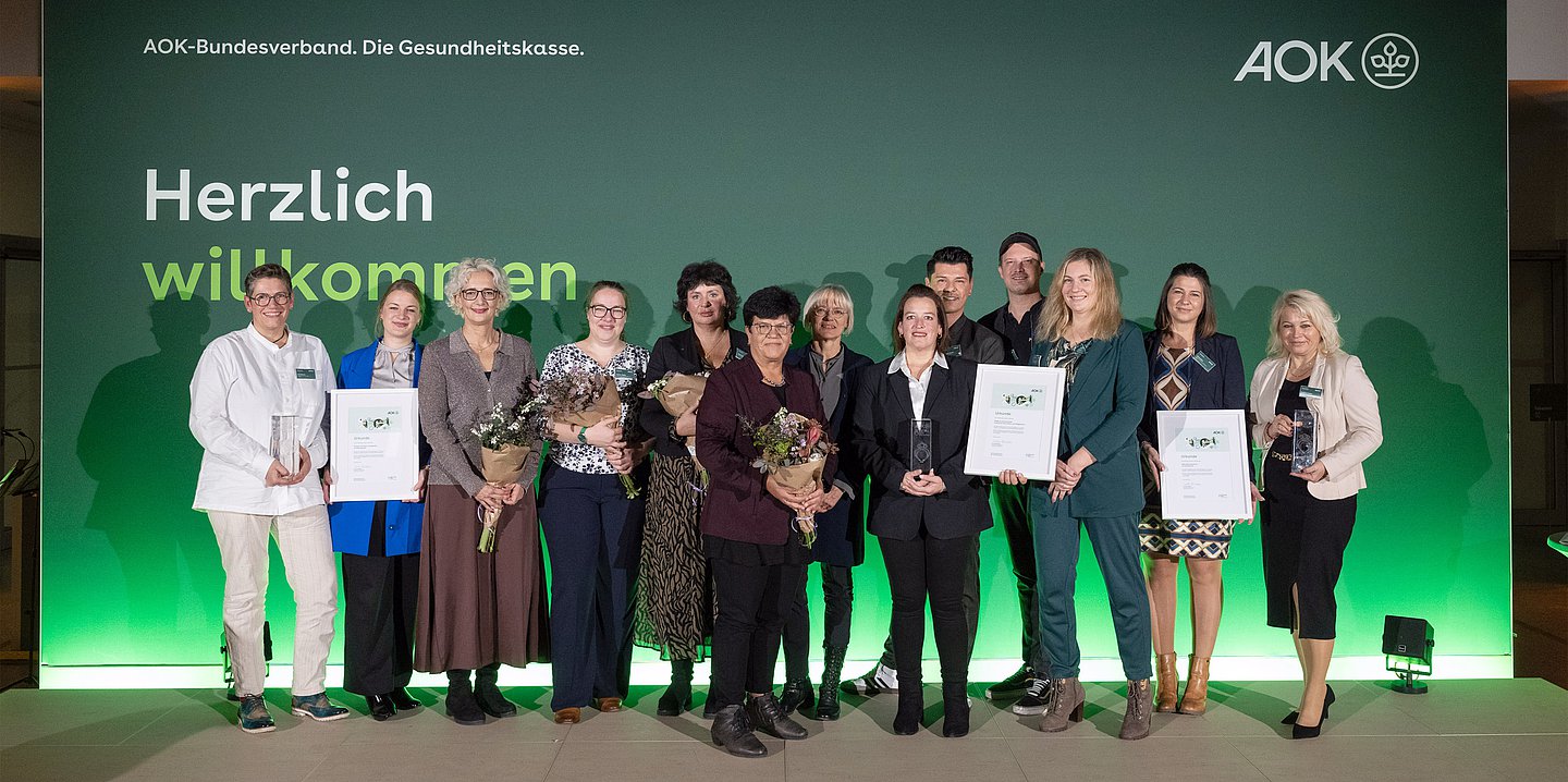 Foto: Gruppenbild der Gewinner des BGF-Preises 2024