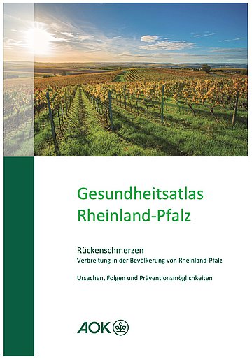 Vorschau: Gesundheitsatlas Rheinland-Pfalz Rückenschmerzen