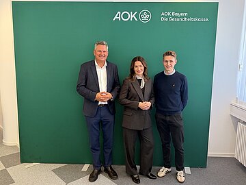 Vertragsunterzeichnung AOK Bayern und DocRobin