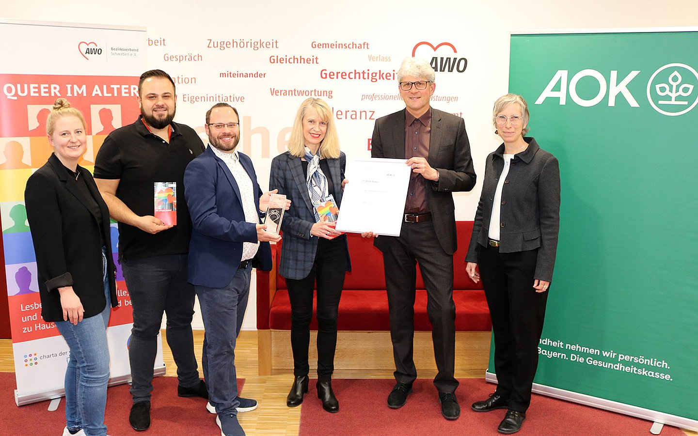 Foto: BGF-Preis 2023: Gesunde Pflege, Team Arbeiterwohlfahrt Schwaben