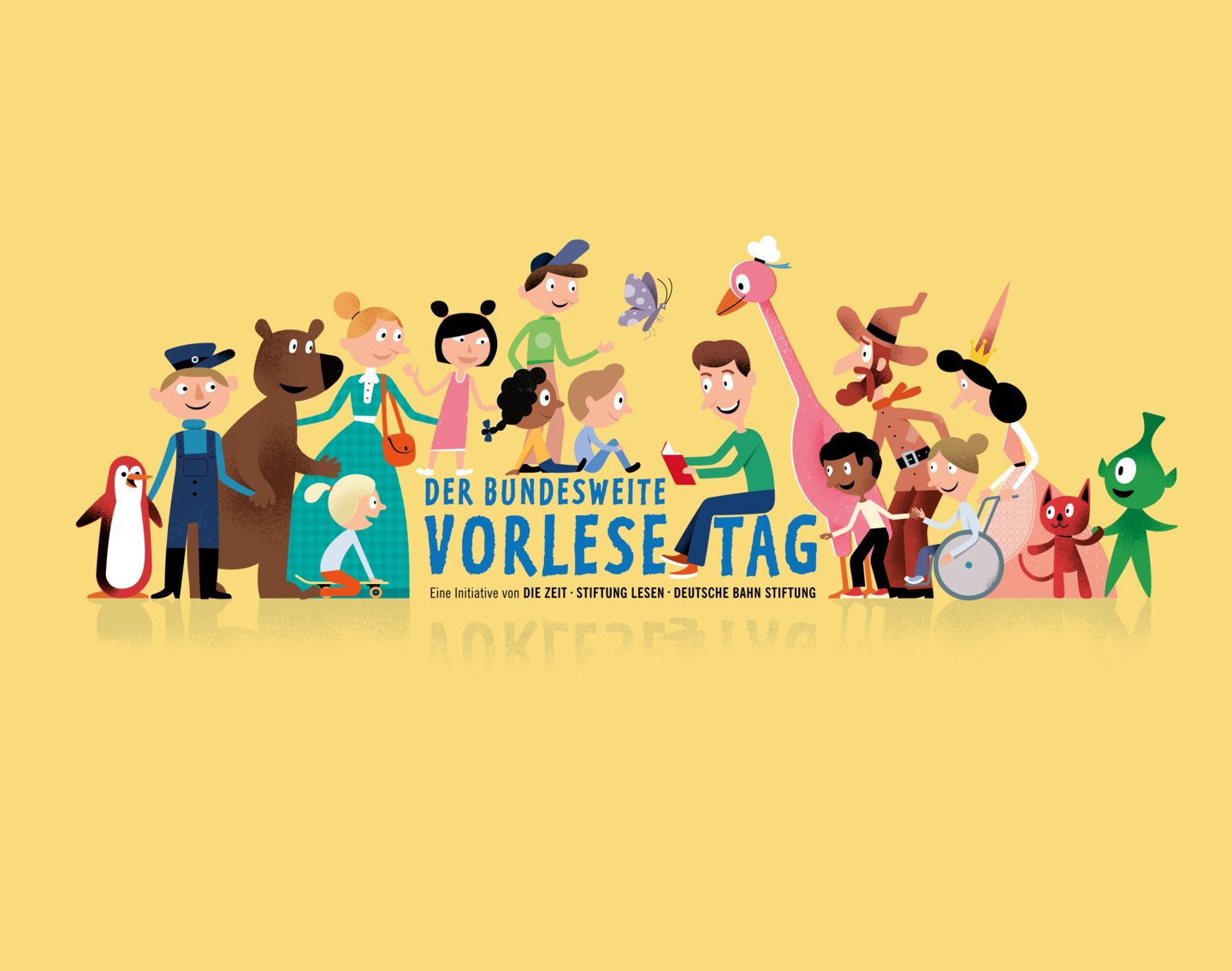 Illustration Bundesweiter Vorlesetag