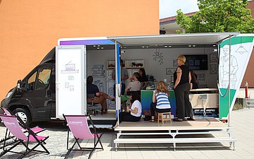 Fahrzeug pulsnetz MuTiG Kampagnenfahrzeug von pulsnetz MuTiG
