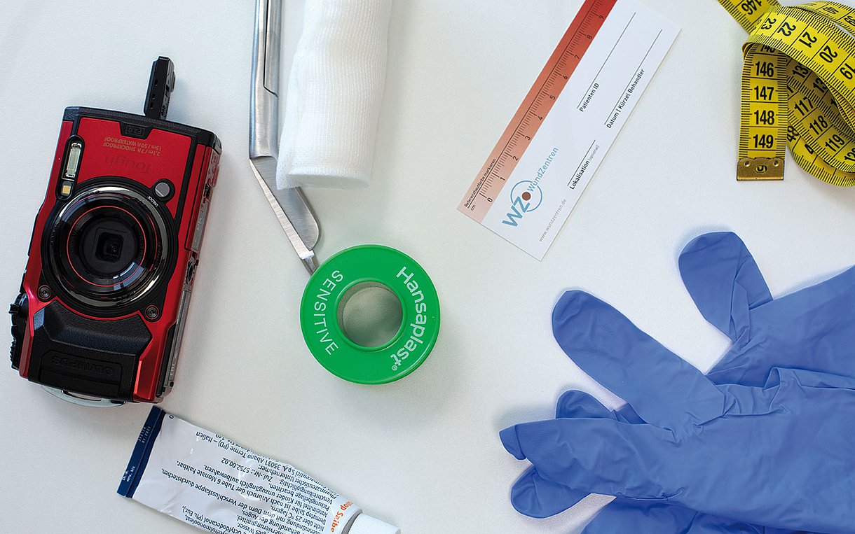 Foto: Materialien zur Wunderversorgung
