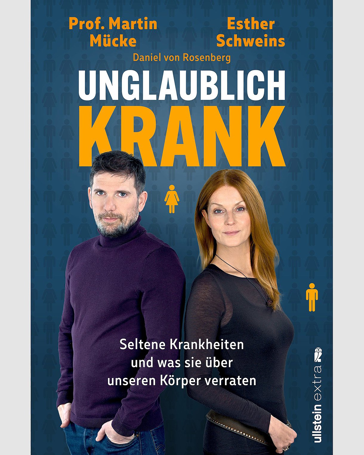 Cover des Buches "Unglaublich krank" mit Autor_innen auf dem Cover.