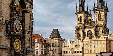 Hauptstadt Tschechiens: Prag.