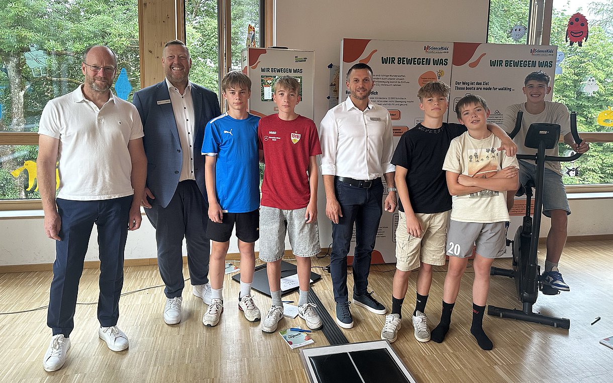 Gruppenfoto aus dem Hans-Baldung-Gymnasium.