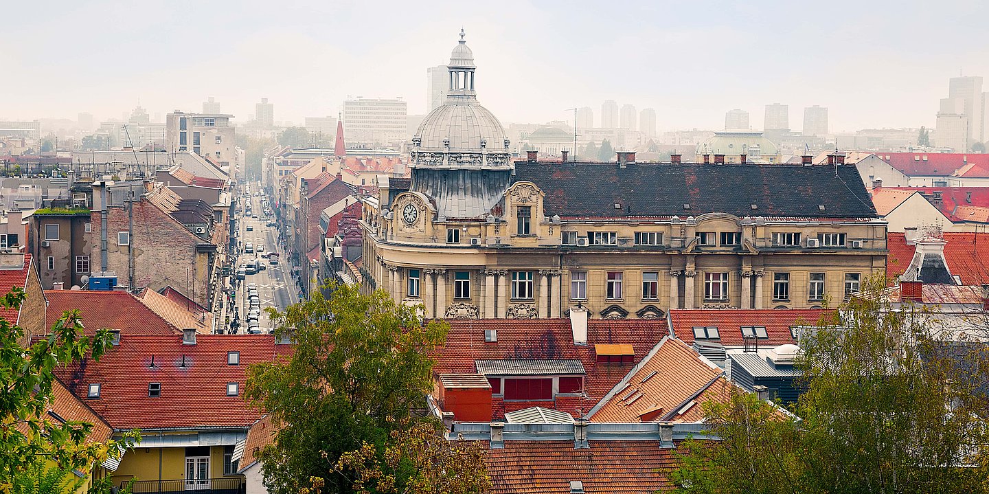 Hauptstadt Kroatiens: Zagreb.