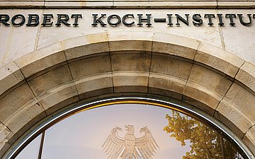 Foto vom Portal des Robert Koch-Instituts