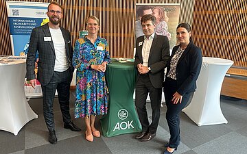 Gruppenfoto vom Arbeitgeberforum der AOK Ostw&uuml;rttemberg.