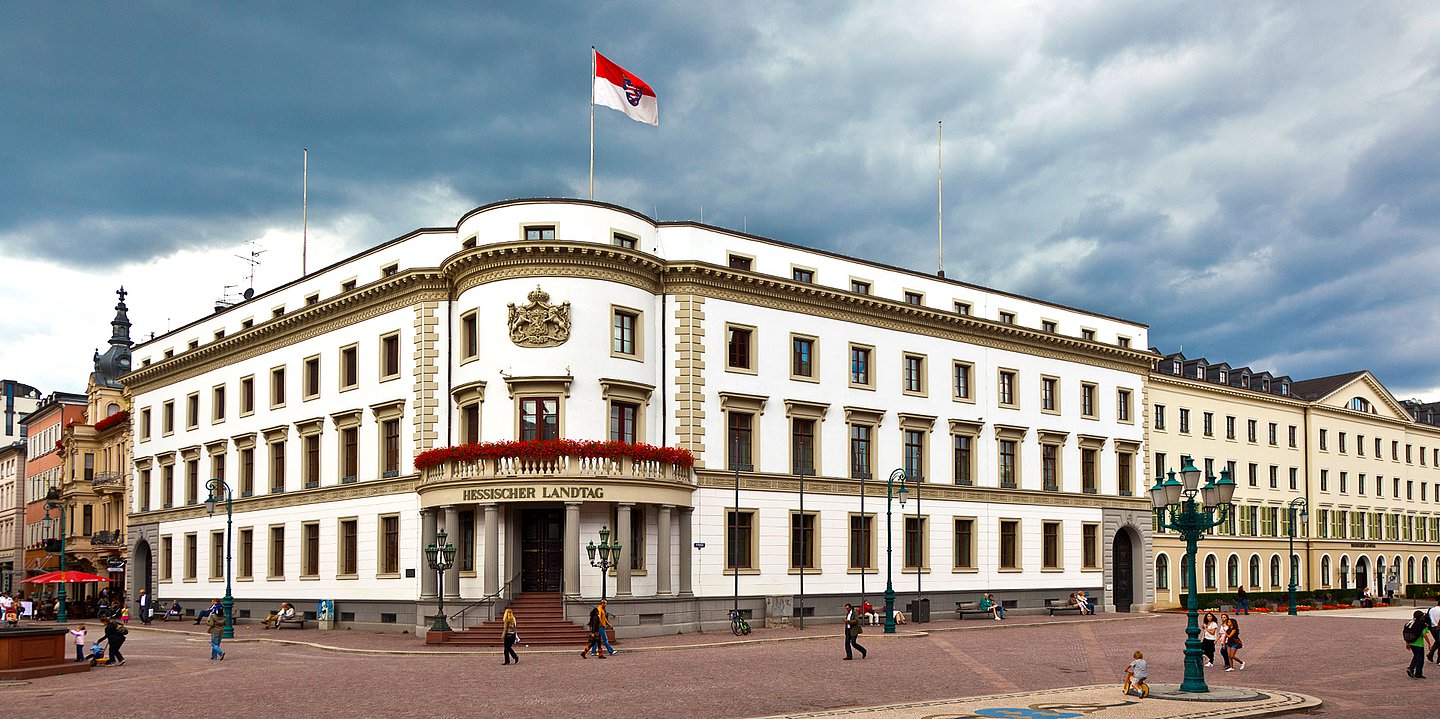 Das Foto zeigt den hessischen Landtag in Mainz