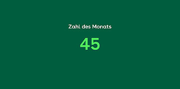 Zahl des Monats Februar 2025: 45