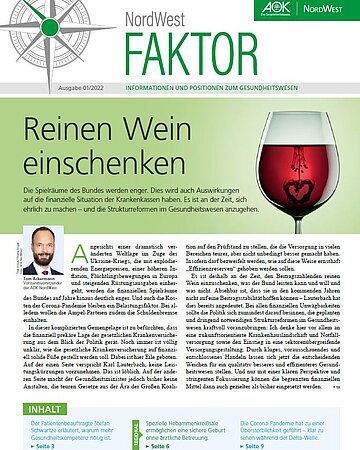 Titelbild des NordWest FAKTOR Ausgabe 1/2022