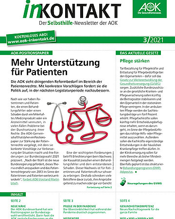 Titelseite der InKontakt-Ausgabe 03/2021