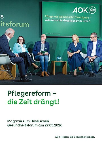 Cover Magazin zum Hessischen Gesundheitsforum 2026