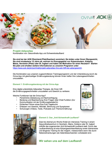 Flyer Adipositas