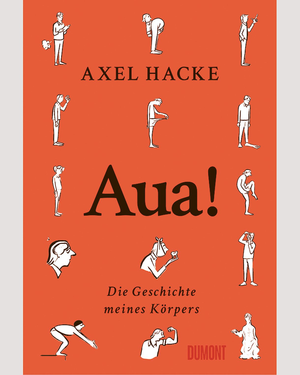 Foto: Cover des Buches: Aua! Die Geschichte meines Körpers. Köln, Dumont, 2024.
