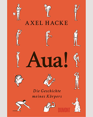 Foto: Cover des Buches: Aua! Die Geschichte meines K&ouml;rpers. K&ouml;ln, Dumont, 2024.