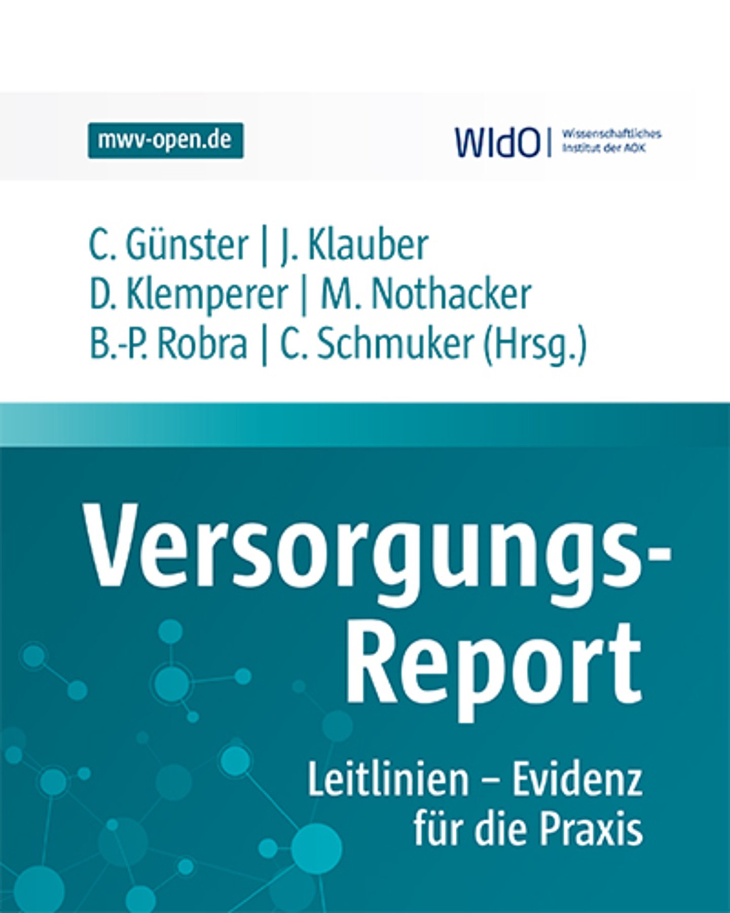 Das Deckblatt des Versorgungsreports.