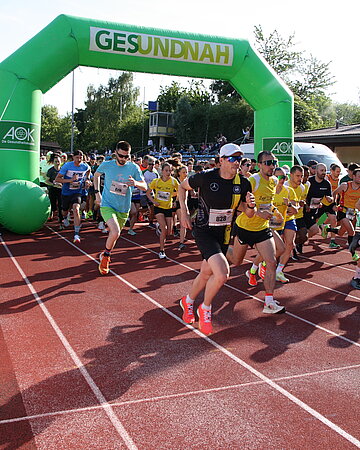 Start zum 3. AOK Firmenlauf B&uuml;hl