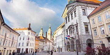 Hauptsadt Sloweniens: Ljubljana.