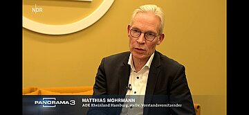 Matthias Mohrmann, stellv. Vorstandsvorsitzender der AOK Rheinland/Hamburg, im Panorama-3-Interview.