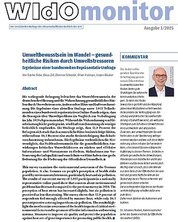 Titelbild: WIdOmonitor Mai 2025