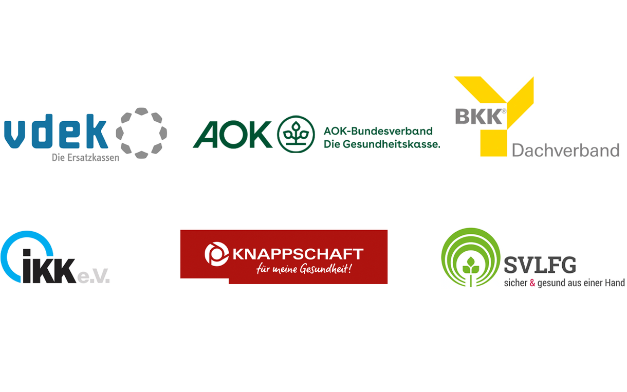 Bild: Logos der Kassenverbände der gemeinsamen Pressemitteilung